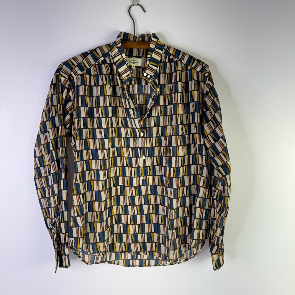 Hartford blouse, size 1 multi colors, cotton